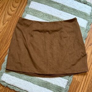 Abercrombie & Fitch Brown Mini Skirt